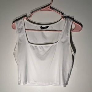 White Crop Top